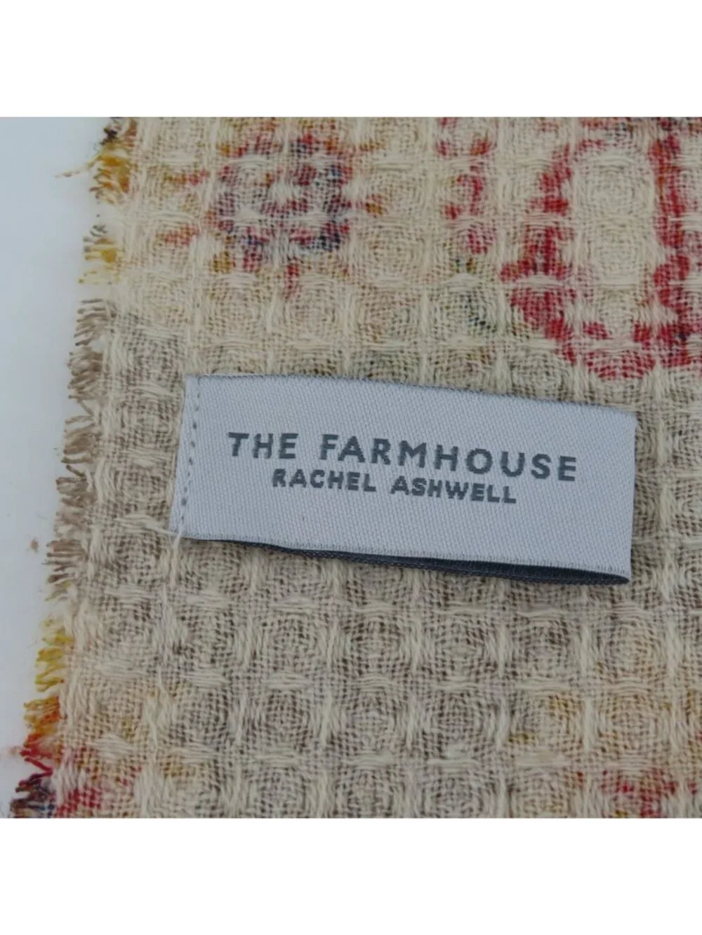 The Farmhouse Rachel Ashwell 6 Waffle Fabric Sunflower Pumpkin Fabric Napkins